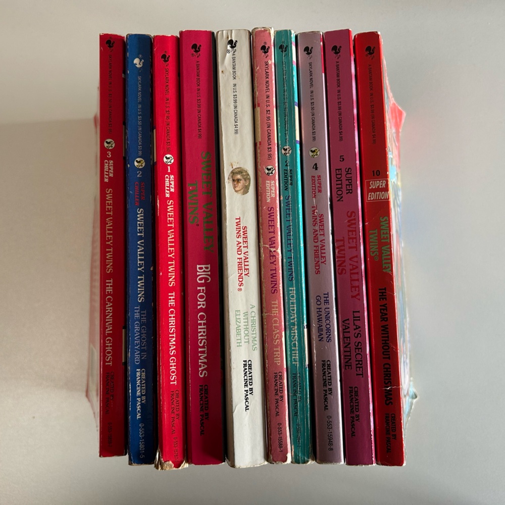 Sweet Valley Twins Books Super Edition 1, 2, 4, 5, 10, Chiller 1, 2, 3, Magna